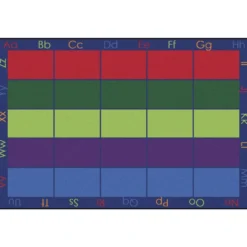 Colorful Places Seating 6' x 9' Rectangle Premium Carpet