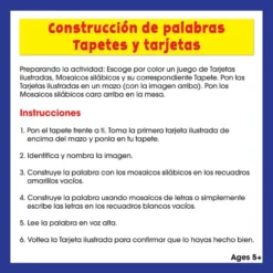 Construcción de palabras Tapetes y tarjetas (Spanish Word Building Mats And Cards) - 1 multi-item kit