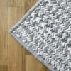 Corsica Silver Shimmer Rug - Gray 4'x6'