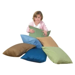 17" Cozy Woodland Floor Pillows - Set of 6
