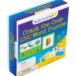 Crack The Code CVC Word Puzzles