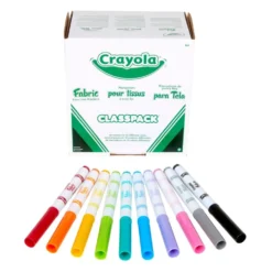 Crayola Fine Line Fabric Markers Classpack