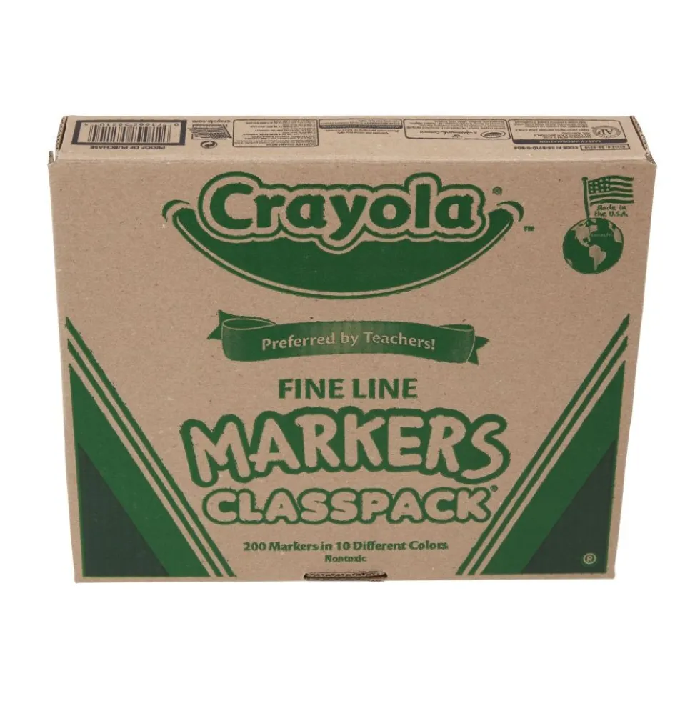 Crayola® Fine Tip Marker Classpack® Value Pack - Set of 200
