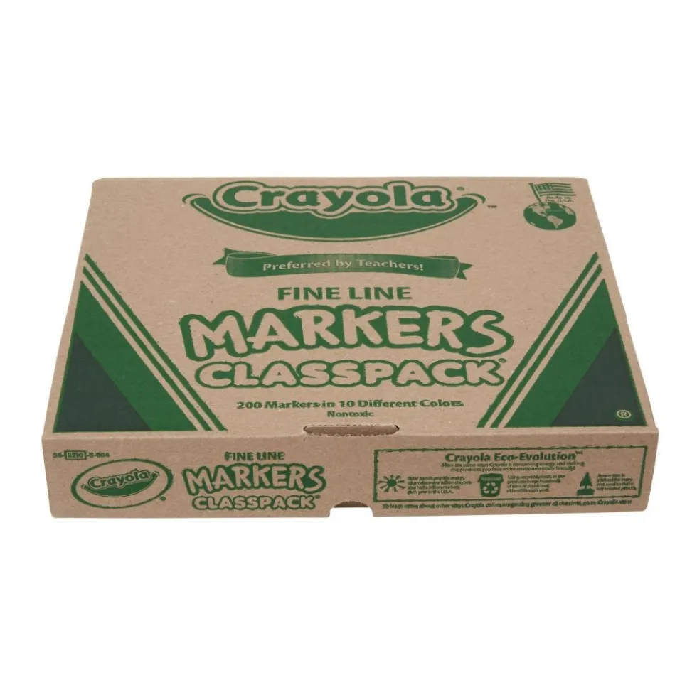 Crayola® Fine Tip Marker Classpack® Value Pack - Set of 200