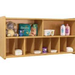 Diaper Wall Storage - Maple/Maple, Assembled