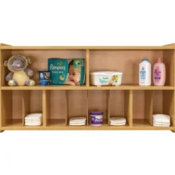 Diaper Wall Storage - Maple/Maple, Assembled