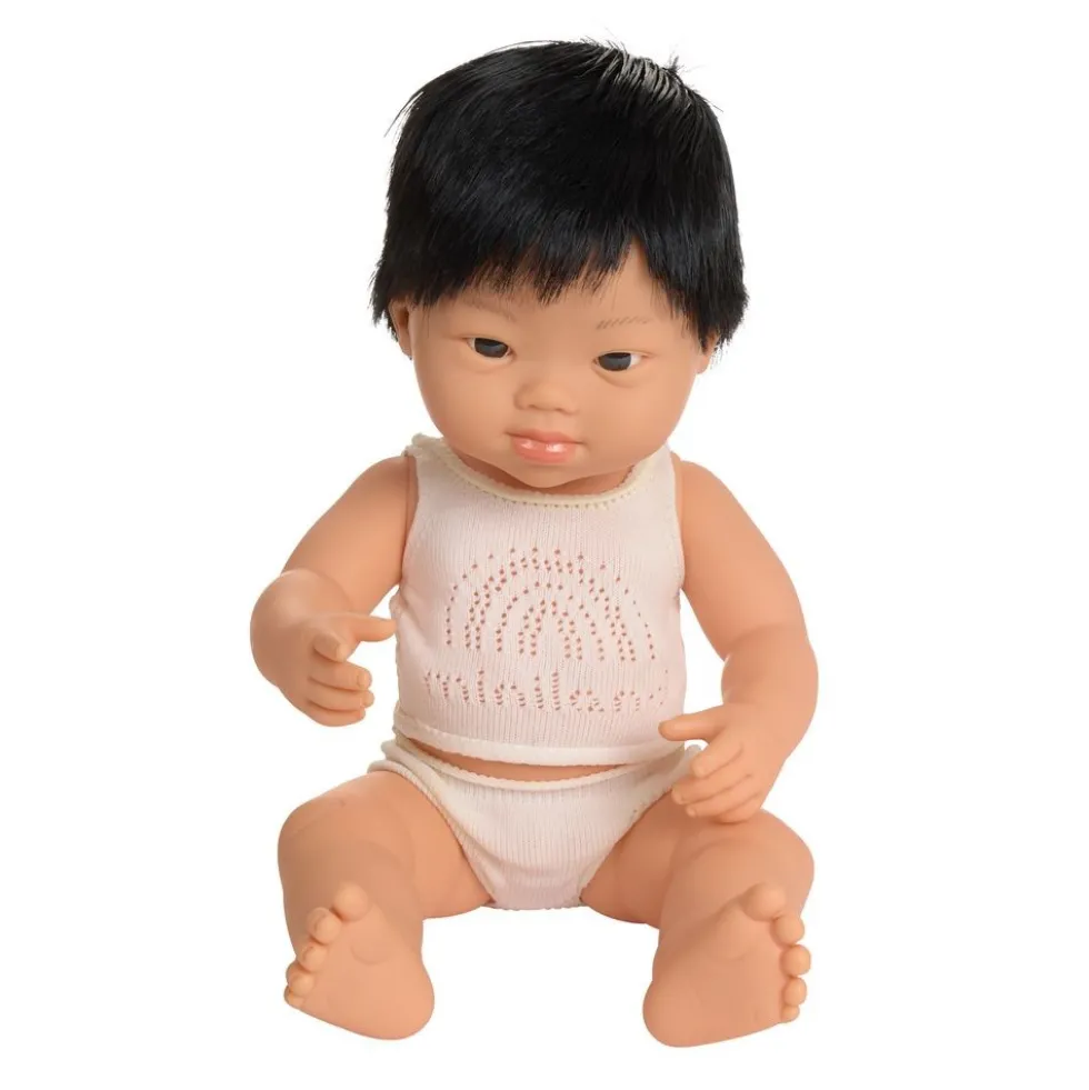 Down Syndrome 15" Doll Asian Boy