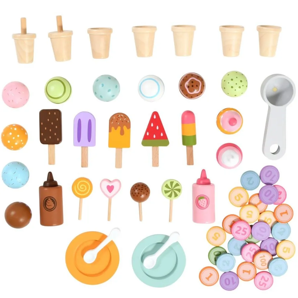 Dreamy Ice Cream Cart - 60 Pieces