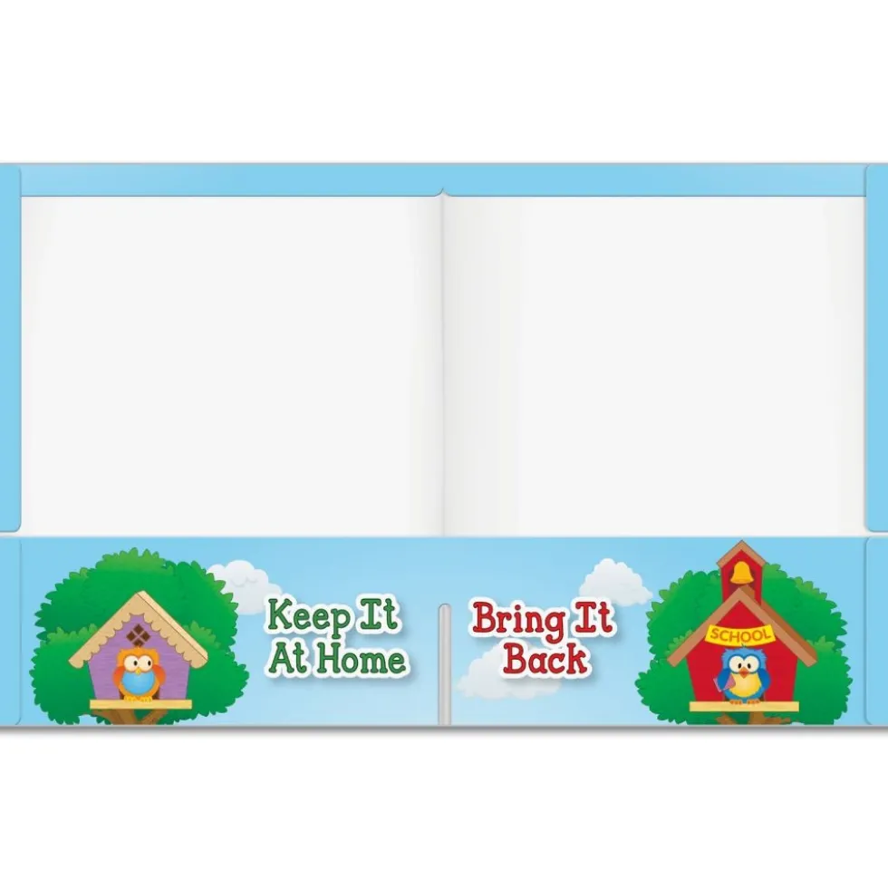 Early Learning Owl Homework Folders - 12 folders
