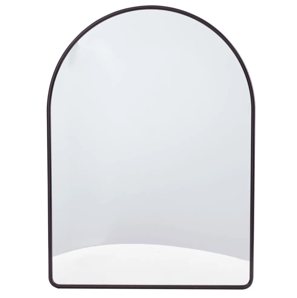 Environments® Arched Wall Hanging Acrylic Mirror with Wood Frame - Black