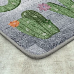 Environments® Cactus Alphabet Rug 7’ 6” x 12’