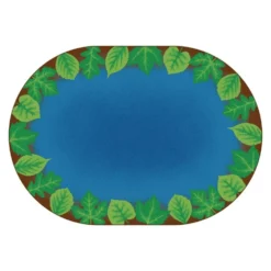 Environments® Harmony Leaf Places Carpet - 8' 3" x 11' 8" Oval