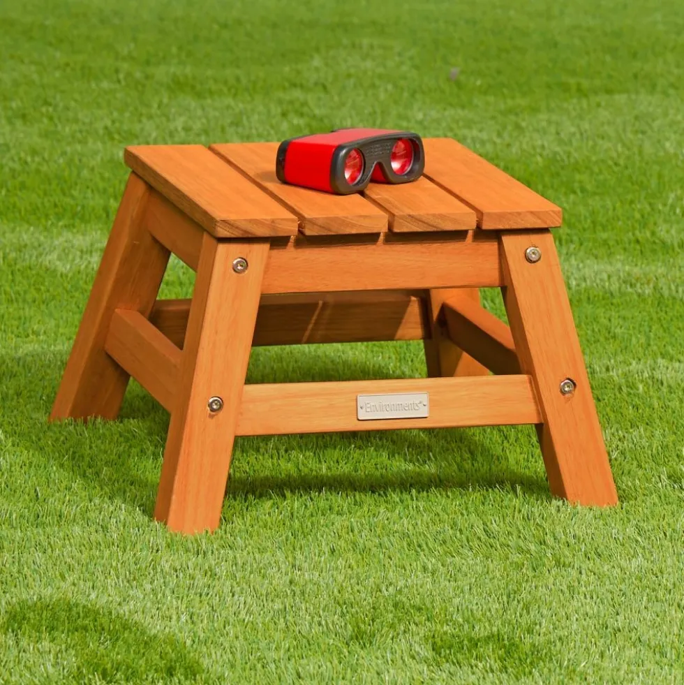 Environments® Outdoor Eucalyptus Stool