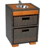 Environments® Outdoor Wicker Sink