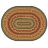 Environments® Small EarthTextures™ Braid Carpet - 4' 5" x 5' 10" Oval