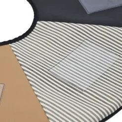 Environments® SoftStages® Modern Comfort See Me Mat - Almond/Black/Black Stripe