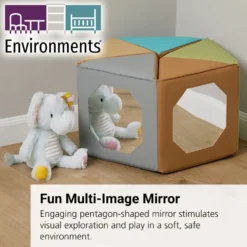 Environments® SoftStages® Natural Multi-Image Mirror Pentagon