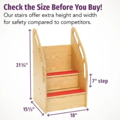 Environments® Step-Up Wood Toddler Stairs & Toddler Tower