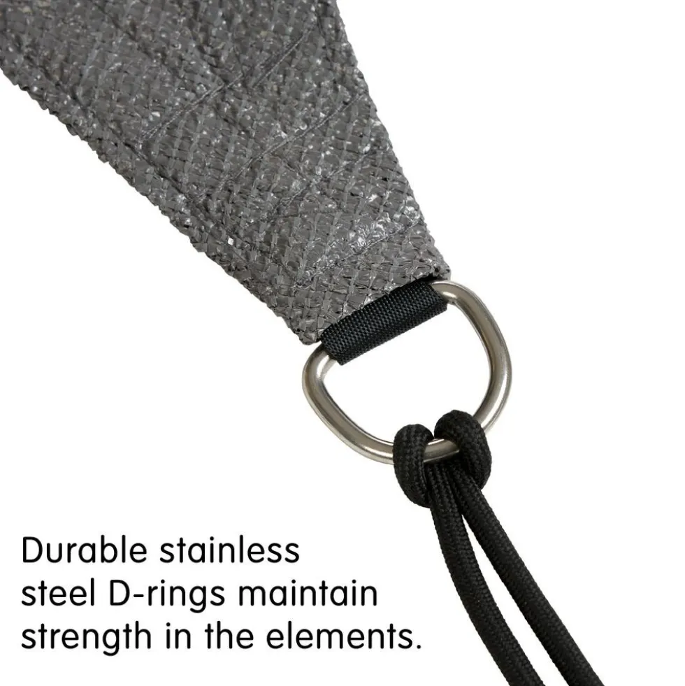Environments® TerraTough™ Outdoor Triangle Shade Canopy - 12 ft x 12 ft x 12 ft