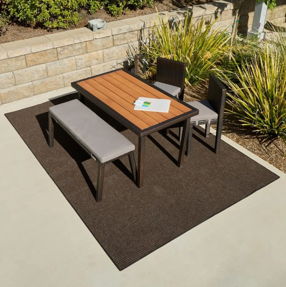 Environments® Tides Indoor/Outdoor Carpet 7'6" x 12' - Duskwood