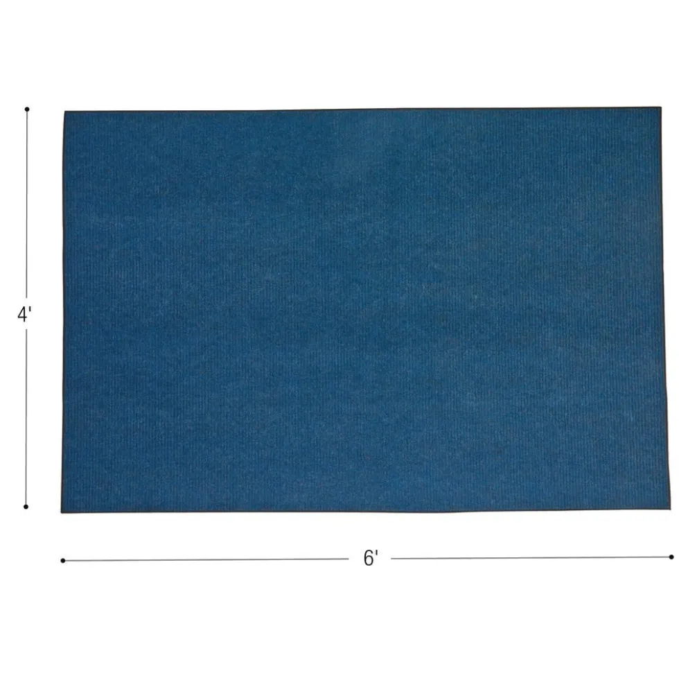 Environments® Tides Indoor/Outdoor Carpet 4' x 6' - Deep Sea