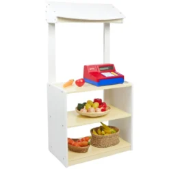 Environments® White Toddler Market Stand - Ready to Assemble