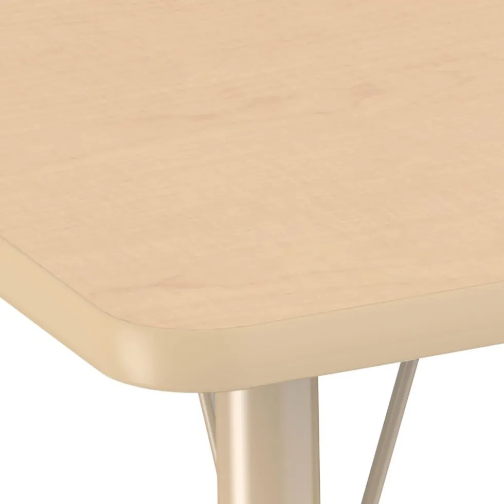 Environments® 30" x 60" Rectangle Activity Table with Adjustable Chunky Legs - Maple/Maple