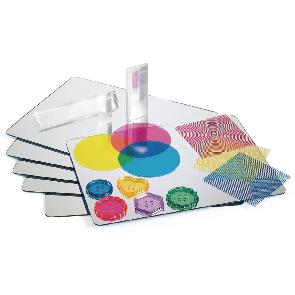 Excellerations® Acrylic Mirror Trays - Set of 6