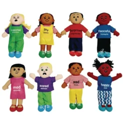 Excellerations® Bilingual Emotions Dolls - Complete Set