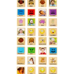 Excellerations® Build & Match Emotions Blocks Full Set - 32 blocks