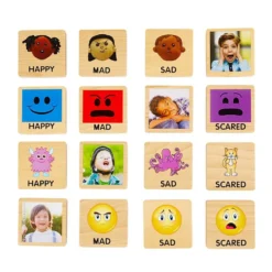Excellerations® Build & Match Emotions Blocks Full Set - 32 blocks
