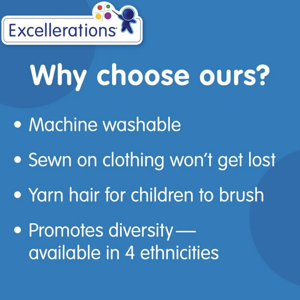 Excellerations® Caucasian Girl & Boy Puppet Pair