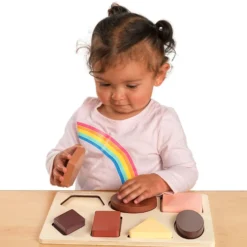 Excellerations® Chunky Puzzle Shapes - Natural