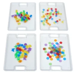 Excellerations® Clear Sorting Tray - Set of 4