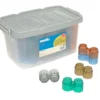 Excellerations® Earthtones Translucent Octagon Stackers - 60 Pieces