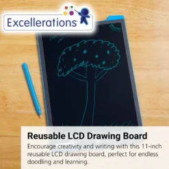 Excellerations® Electronic Reusable 11-inch LCD Drawing Board - Blue