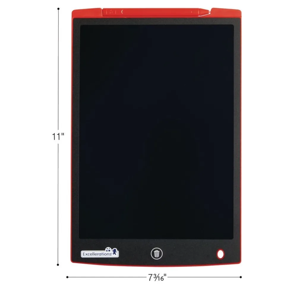 Excellerations® Electronic Reusable 11-inch LCD Drawing Board - Red