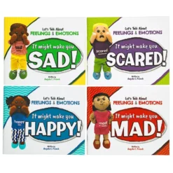 Excellerations® Emotions Book and Dolls - Set of 8