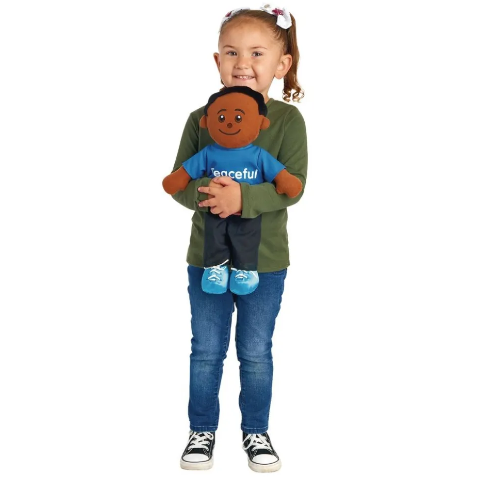 Excellerations® 18" Emotions Dolls - Suprised, Disgusted, Shy, Peaceful - Set of 4