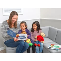 Excellerations® English & Spanish Emotions Books + Dolls and Blocks Kit 1 - 8 books 4 dolls 16 blocks