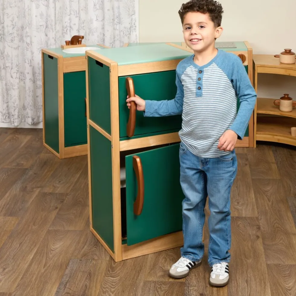 Excellerations® EverGrow™ Rubberwood Play Kitchen Set of 4