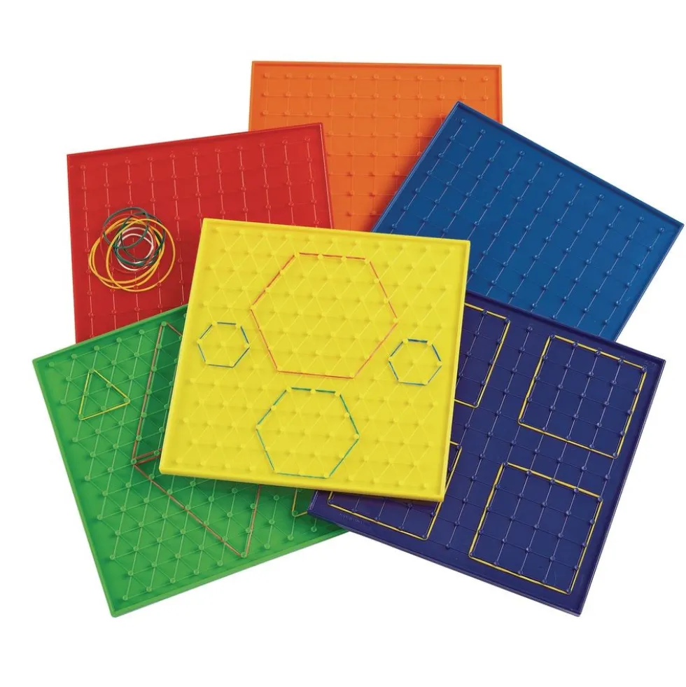 Excellerations® 9" Geoboards - Set of 6
