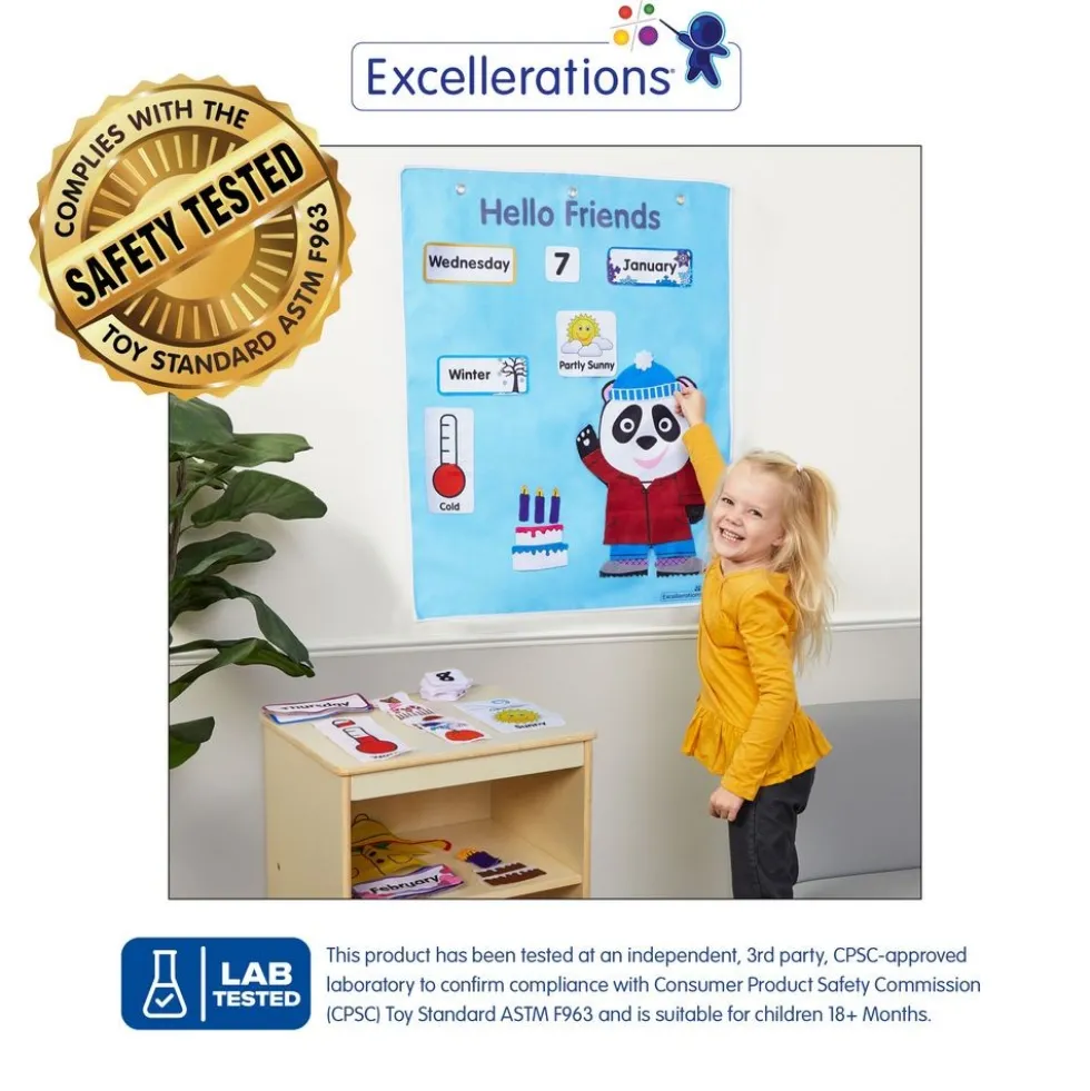 Excellerations® Hello Friends Daily Center 106 Pieces