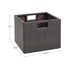 Excellerations® Indoor/Outdoor Wicker Basket - Small indoor-outdoor baskets for kids