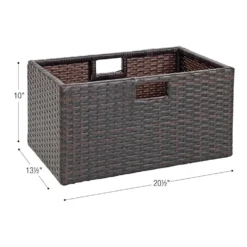 Excellerations® Indoor/Outdoor Wicker Basket - Large
