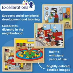 Excellerations® In My Community Puzzles - Set of 12
