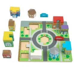 Excellerations® JourneyJunction™ Build & Block Logic Puzzle Town