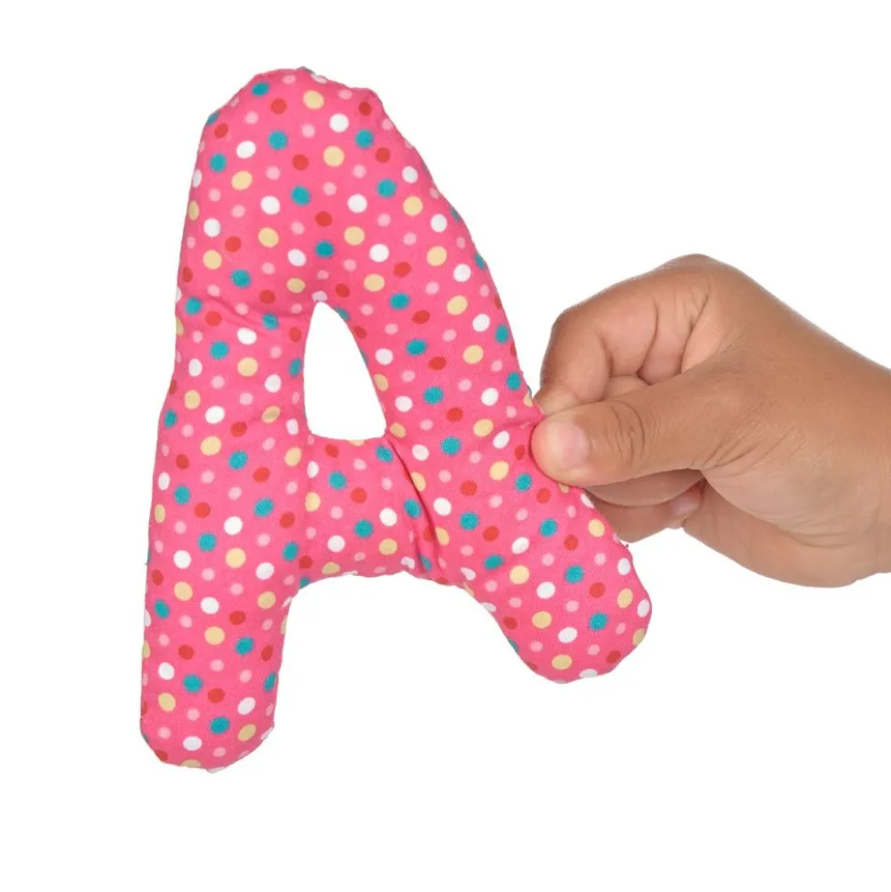Excellerations® 5" Jumbo Premium Soft Sensory Alphabet Letters with Basket for Toddlers