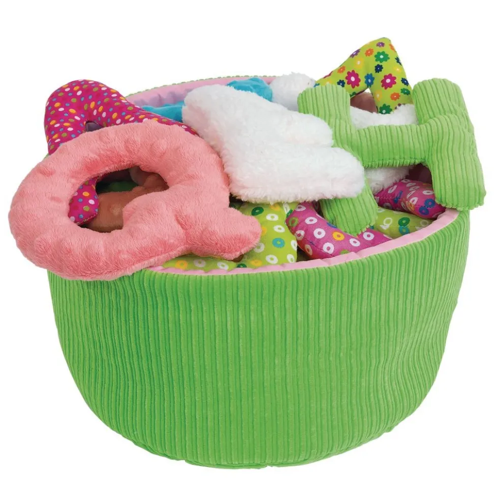 Excellerations® 5" Jumbo Premium Soft Sensory Alphabet Letters with Basket for Toddlers