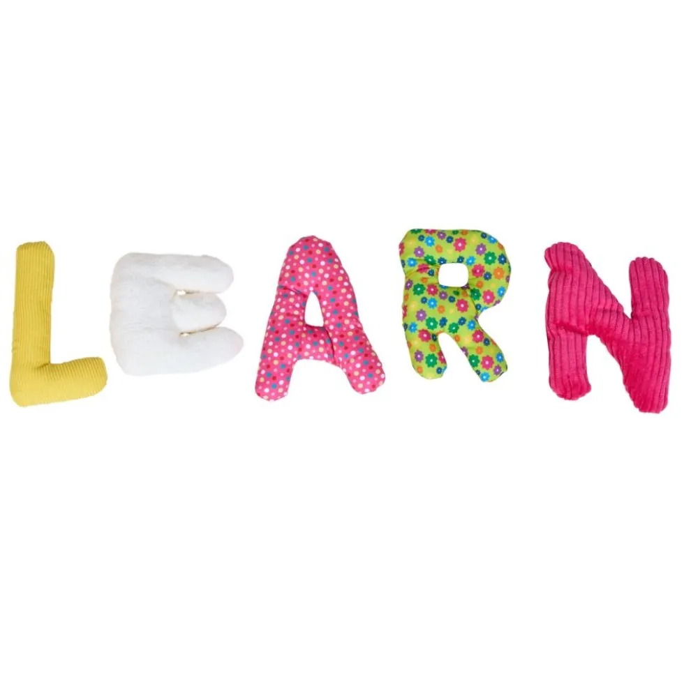 Excellerations® 5" Jumbo Premium Soft Sensory Alphabet Letters with Basket for Toddlers